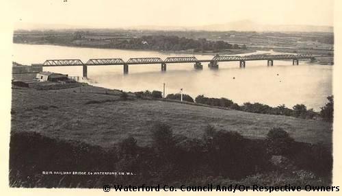 Waterford City. Suir railway bridge, Co. Waterford. 116 W.L.