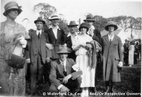 Cashel, County Tipperary. Group attending the Cashel Agricultural Show